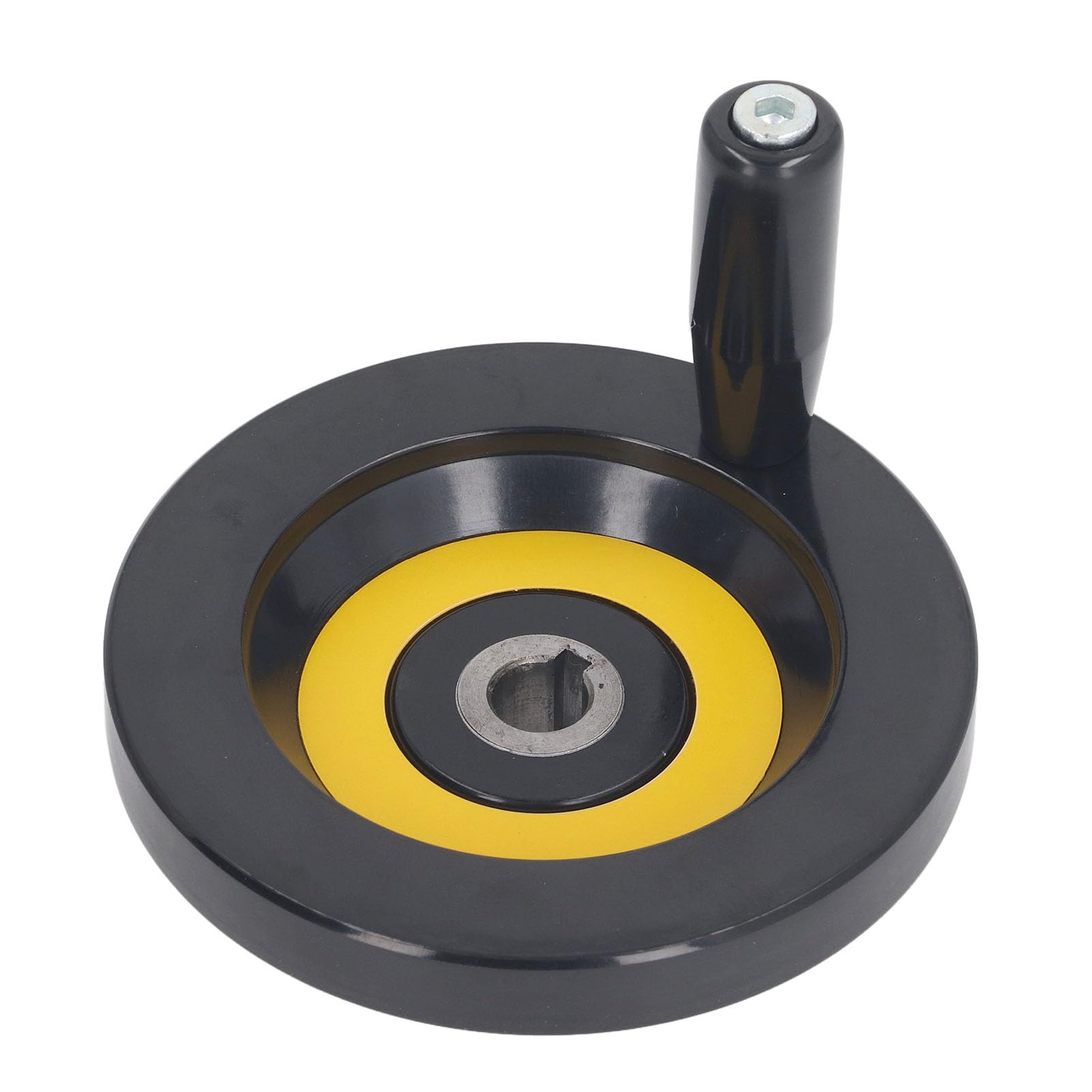 **14mm Center Hole 125mm Outer Diameter Lathe Handwheel - Saw Handwheel for Milling Machine, Grinder & Power Tools - Perfect for Metalworking & Woodworking Projects**