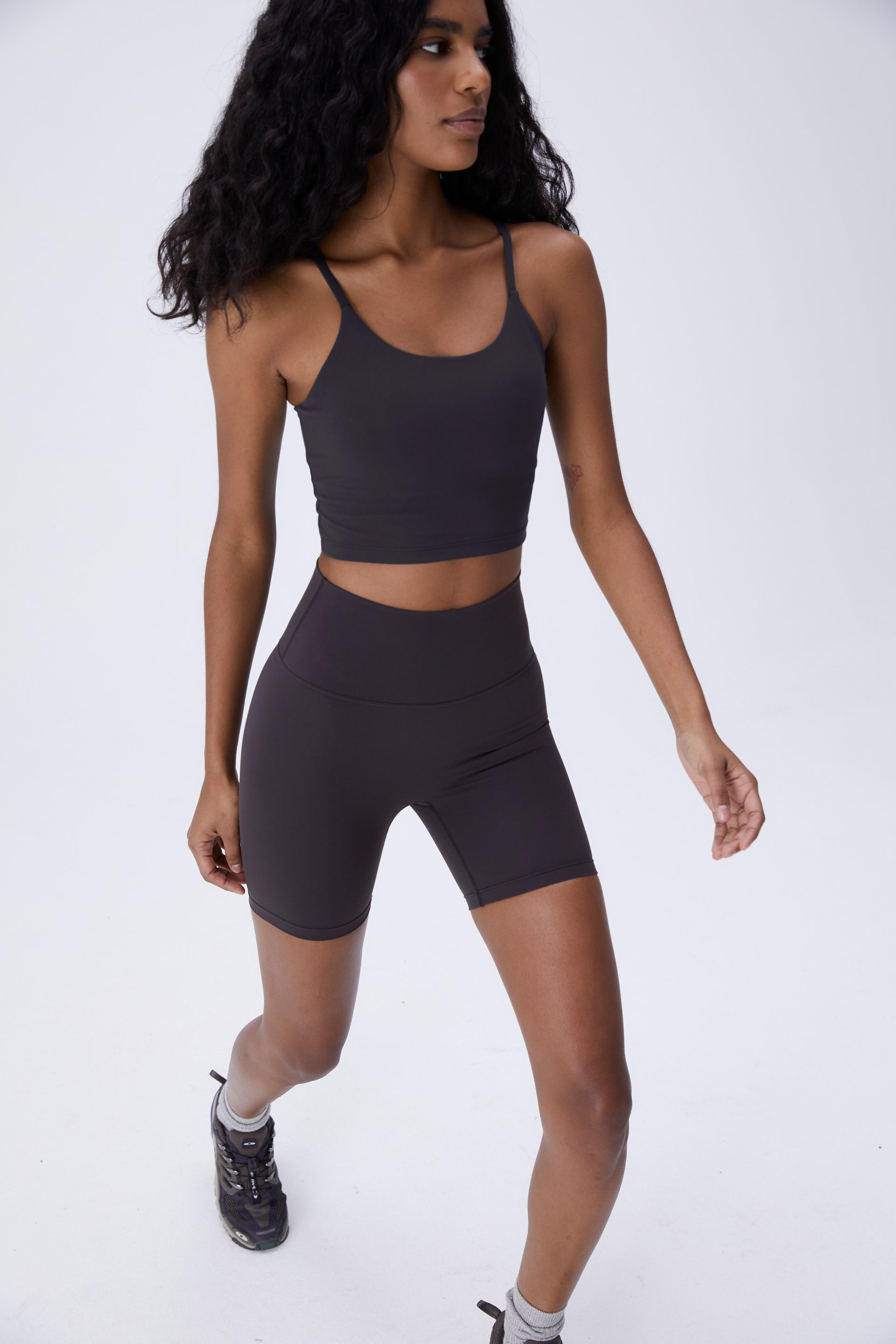 Ultimate Crop Shorts for Women - Comfortable High Waist Coffee Bean Print Summer Shorts | Perfect for Yoga, Running, Beach & Casual Wear