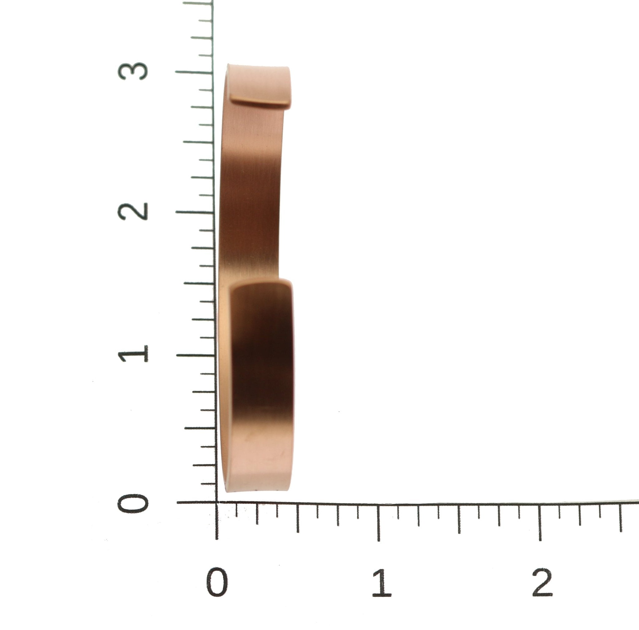 Men's Brushed Copper Cuff Bracelet - 10mm Wide Handmade Bangle for Casual Wear & Gift Giving - Perfect for Everyday Style, Weddings & Special Occasions