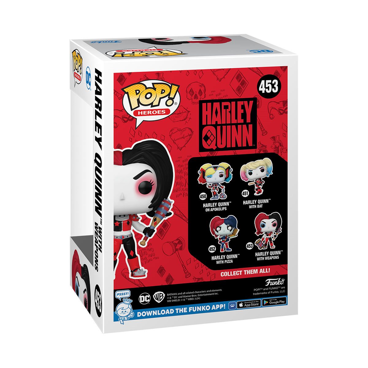 Harley Quinn Funko Pop! Vinyl Figure #453 with Accessories - Collectible DC Comics Character for Display & Gifting