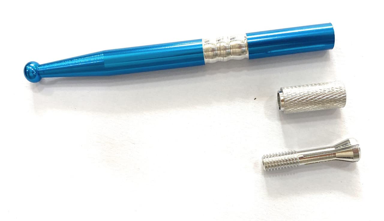 Aravli Microblading Pen Machine for Permanent Eyebrow Tattoo - Professional Manual Eyebrow Makeup Tool (Blue) | Perfect for Salon, Spa & Home Use by Beauty Professionals