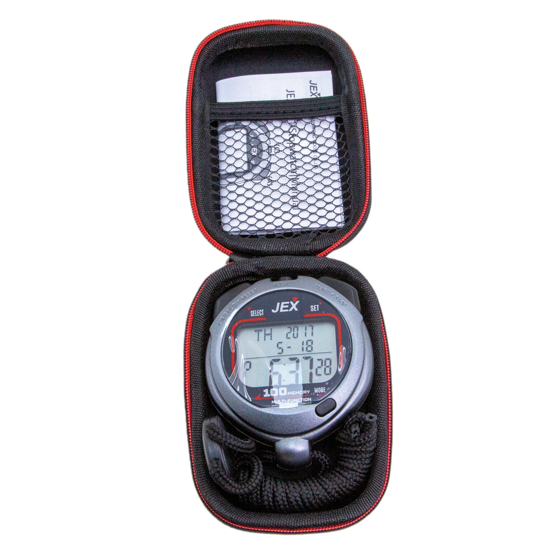 Jex 100 Lap Stopwatch - High Precision Digital Sports Timer for Running, Swimming & Track Events - Ideal for Coaches, Athletes & Fitness Training