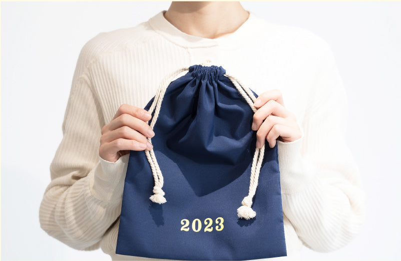 Exclusive Hobonichi Store 2023 Almost Precious Item Bag with 3-Color Jetstream Ballpoint Pen - Perfect for Planners, Journals & Everyday Carry (EDC)