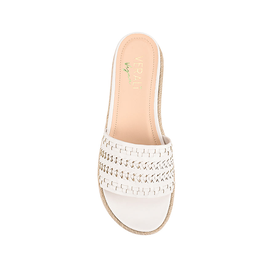 Denver Footbed Slides - Comfortable White Sandals for Men & Women | Perfect for Beach, Pool, and Casual Wear