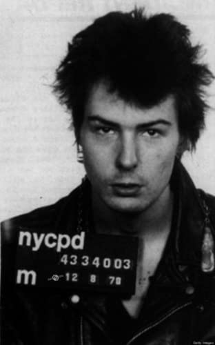 ConversationPrints Sid Vicious Mugshot Poster - High Quality Glossy Photo Print of Punk Rock Legend - Perfect for Music Room, Bar, or Punk Fan Gift