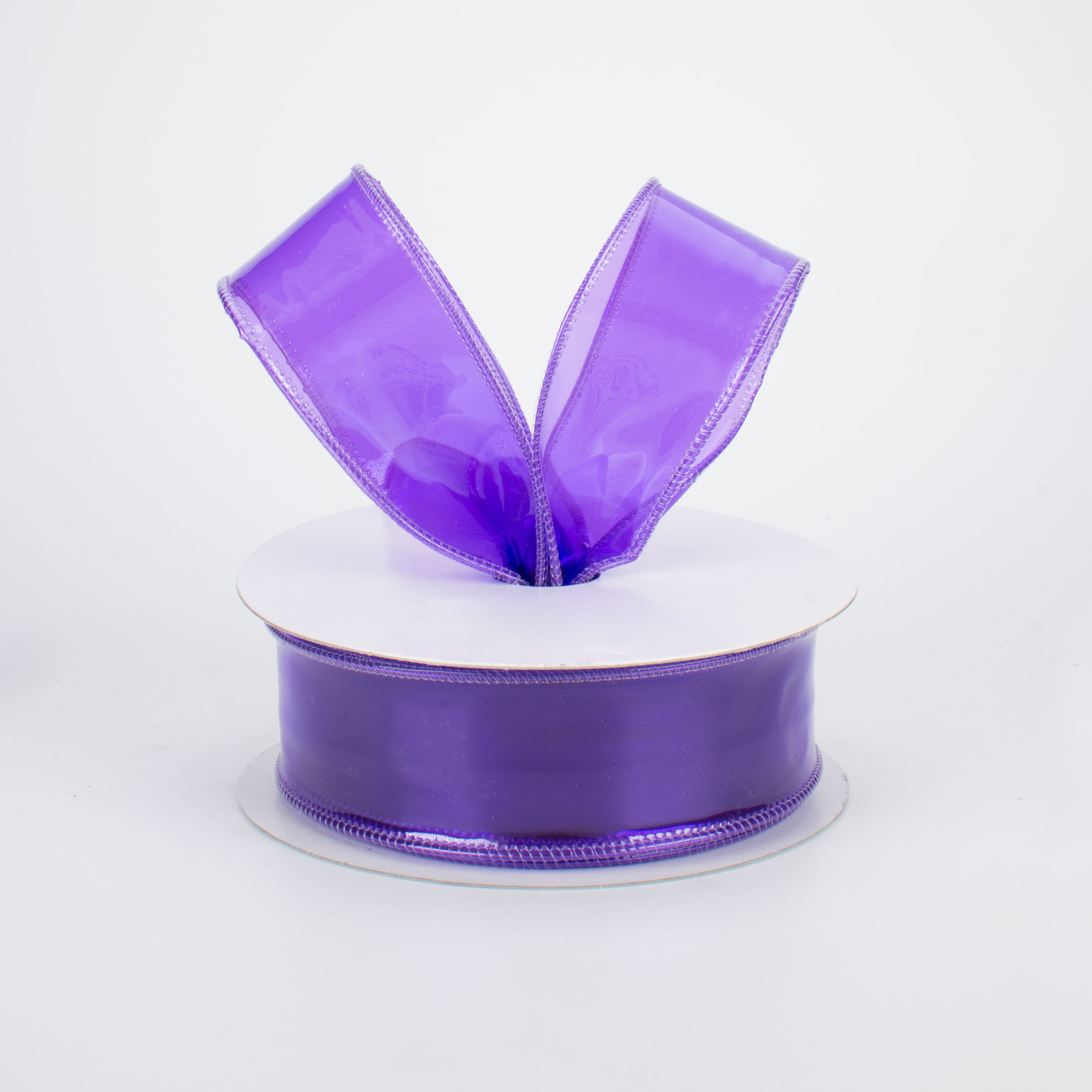 1.5 Inch Jelly Ribbon - Purple (10 Yards) for Gift Wrapping, Hair Bows, and DIY Crafts