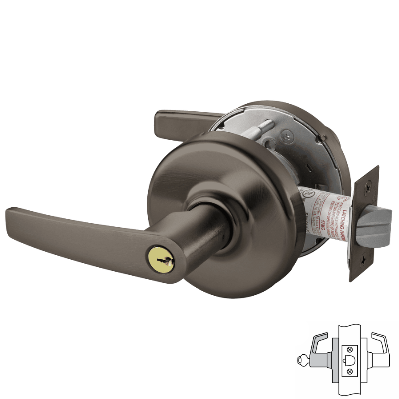Corbin Russwin CLX3357 AZD Cylindrical Lock - Storeroom & Closet Function with Multiple Core Options | Secure Commercial & Residential Doors