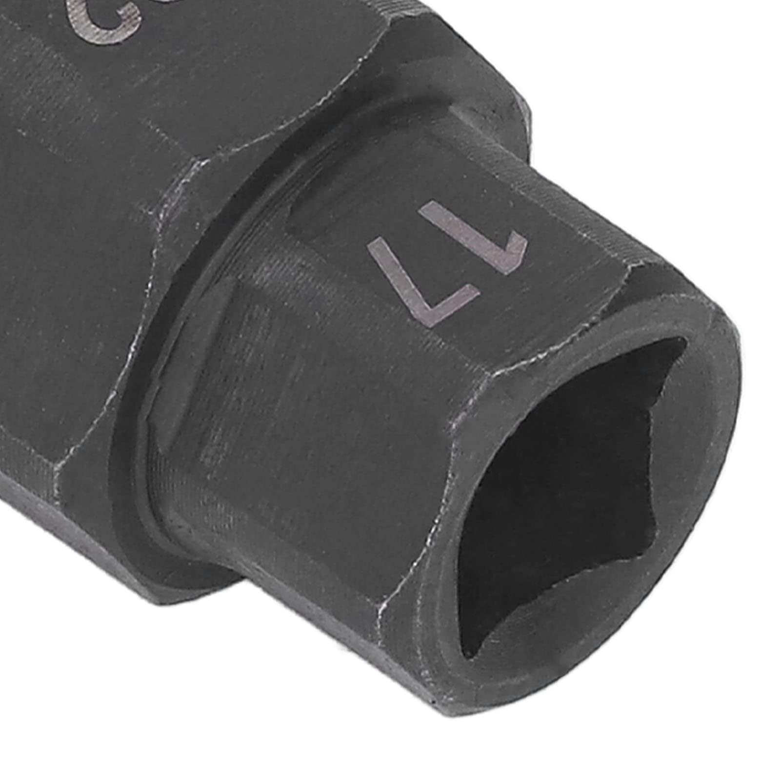 **Zunate 17mm 19mm 22mm 24mm Hex Axle Tool - Motorcycle Front Axle Wheel Socket Adapter - Heavy Duty Black Spindle Wrench for Bike Maintenance & Repair**    *(Perfect for Motorcycle Wheel Removal, Front Axle Adjustments, and DIY Bike Repairs at Home or Garage)*