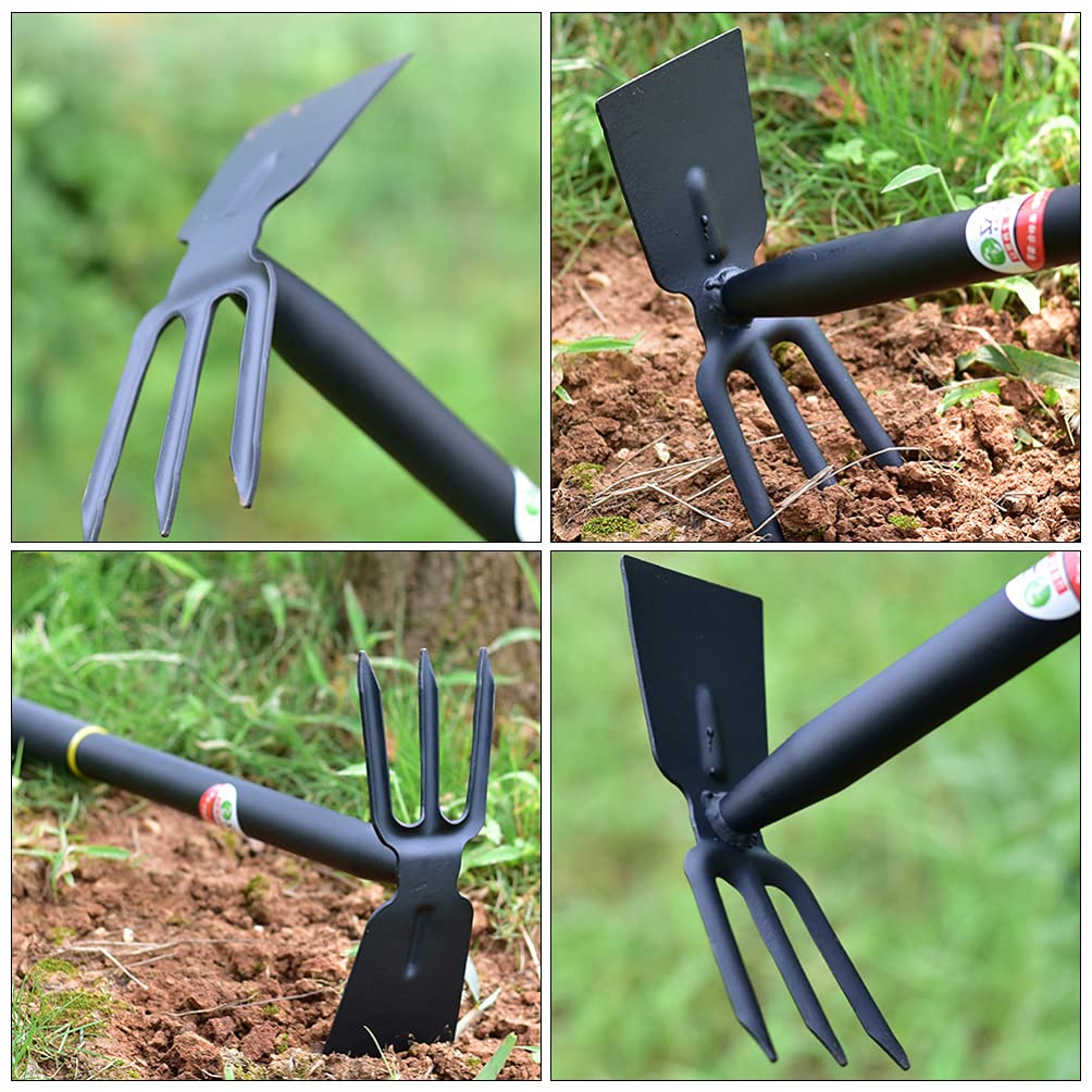 Premium Manganese Steel Hand Tiller & Cultivator - Manual Gardening Tool for Weeding, Digging & Soil Cultivation | Ideal for Home Gardens, Flower Beds & Vegetable Patches