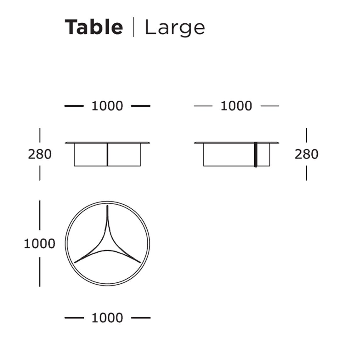 Modern Arc Coffee Table - Sleek Mid-Century Design for Living Room, Lounge & Office - Durable Glass & Metal Frame - Perfect for Home Decor & Entertaining