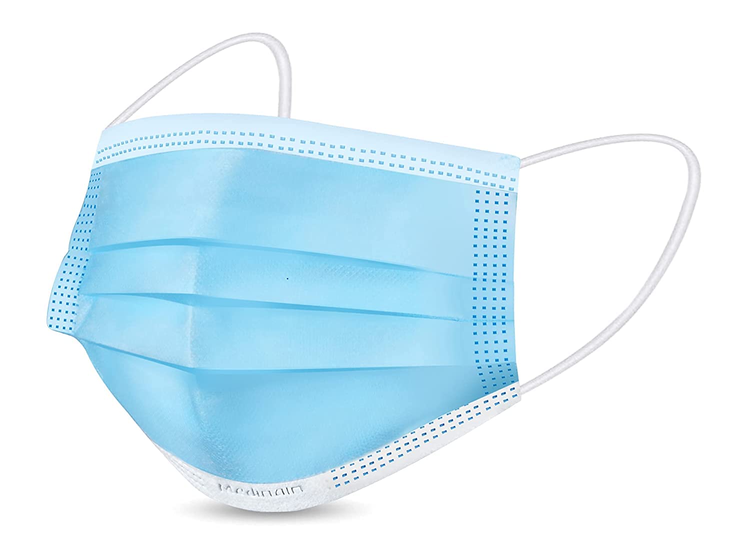 Suchi 3-Ply Kids Face Mask with Ultra Soft Ear Loops - 50 Pack Disposable Surgical Masks with Meltblown Filter Layer - Comfortable & Breathable for School, Travel & Daily Protection