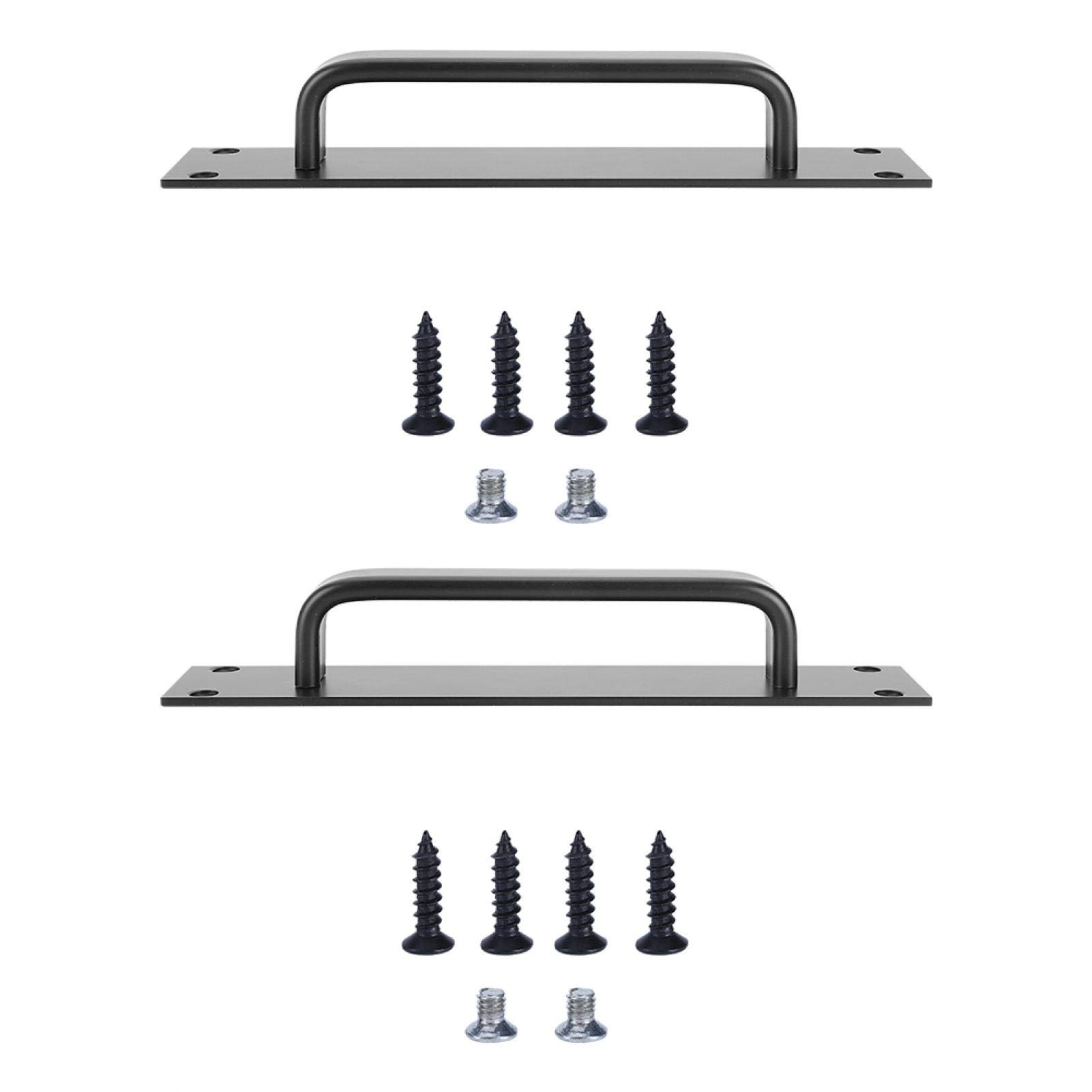 2-Pack Sliding Barn Door Handles - Heavy Duty Pull Handle Set for Wooden, House & Balcony Doors - Rustic Hardware for Home & Office Interior Design