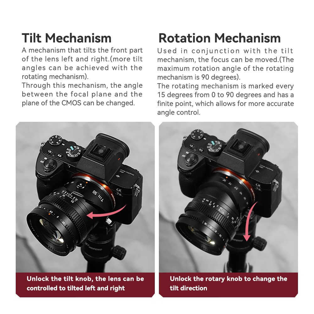 TTartisan 50mm F1.4 Manual Focus Tilt Lens for Nikon Z-Mount Mirrorless Cameras (Z5/Z6/Z7/Z6II/Z7II/Z9) - Full Frame Large Aperture Portrait & Creative Photography Lens