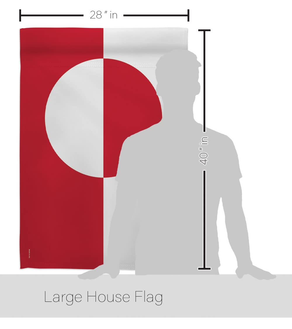 Greenland National Flag Set 28