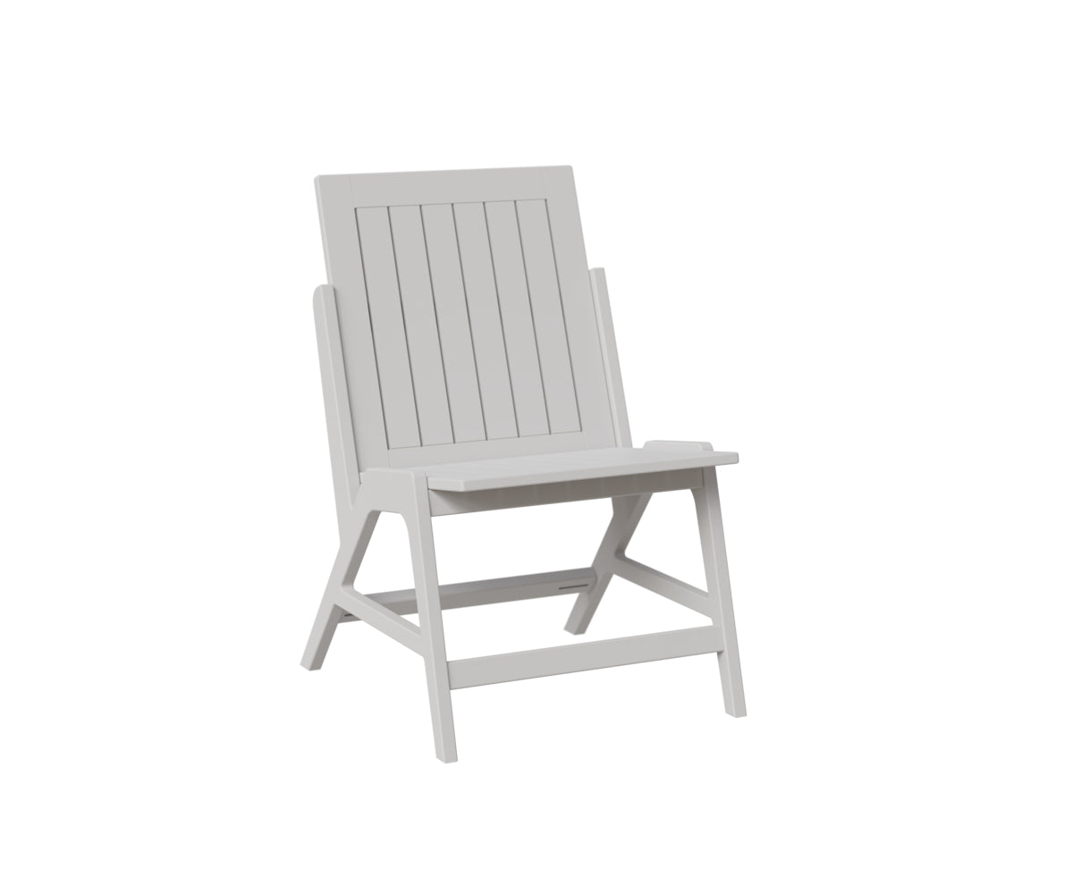 Berlin Gardens Kinsley Dining Side Chair - Sturdy Outdoor Patio Furniture for Garden, Deck, and Poolside Dining