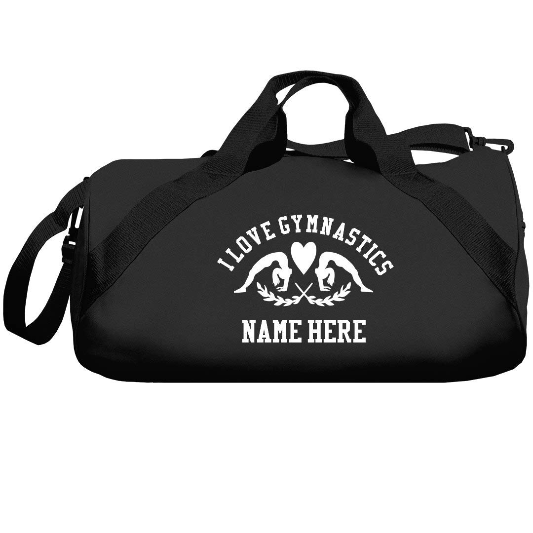 Customized Personalized Duffle Gym Bag for Women & Men - Detachable Adjustable Shoulder Strap, Side Zipper Compartment - Perfect for Workouts, Travel & Cheerleading | Custom Name Embroidery