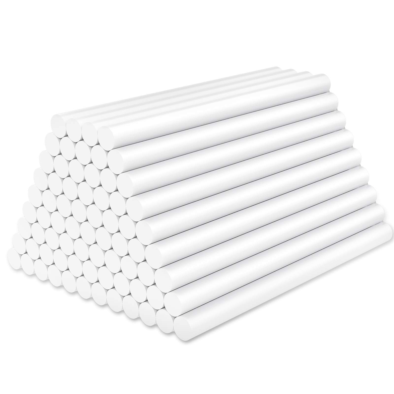 ENPOINT Mini White Hot Glue Sticks - 72 Pack (3.93 x 0.27 Inch) EVA Hot Melt Adhesive for Arts & Crafts, DIY Projects, Home Repairs, Holiday Decorations & Gift Making - Perfect for Scrapbooking, Woodworking, School Projects & Fabric Bonding