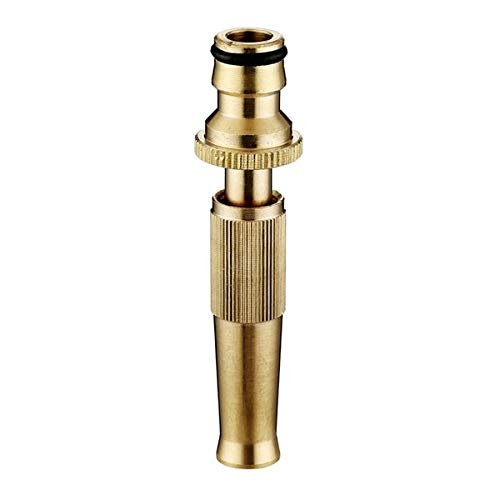 4-Piece Solid Brass Threaded Hose Connector Set - Heavy Duty Water Pipe Fittings for Garden, Outdoor Faucet & Irrigation Systems - Snap-On Adapters for Easy Installation