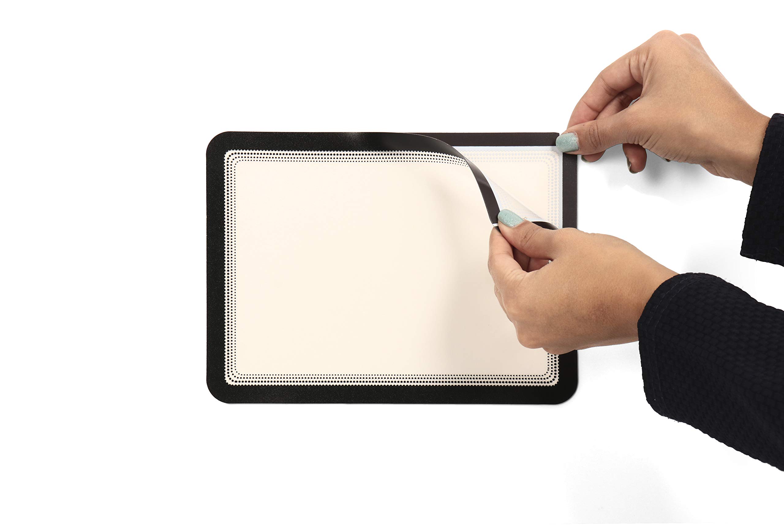 Tarifold FR 194947 Magnetic Display Frames Set of 2 - A5 Photo & Document Holders with Full Magnetic Back, Black Frames | Perfect for Office, Home Decor & Retail Displays
