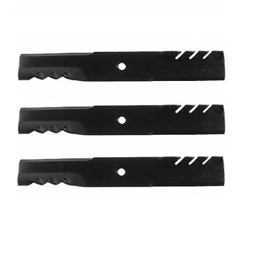 HITY MOTOR 61'' Mulching Deck Blades for Bad Boy Zero Turn Mower - Compatible with Outlaw 61'' & Model 038-6081-00 - Perfect for Lawn Care & Landscaping Professionals