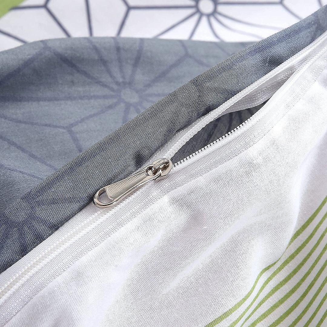 Premium Dexter Single Size Duvet Cover Set - Soft 100% Cotton Bedding with Envelope Closure - Perfect for Guest Rooms, Dorms & Cozy Bedroom Decor