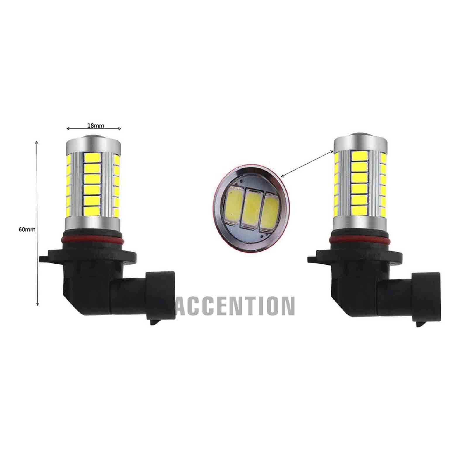 2Pcs LED Fog Light Bulbs for Toyota Prius 2004-2009, Echo, MR2 Spyder, Scion xA 2002-2009 - Super Bright White Front LED Replacement Bulbs - Perfect for Night Driving & Enhanced Visibility in Foggy Conditions