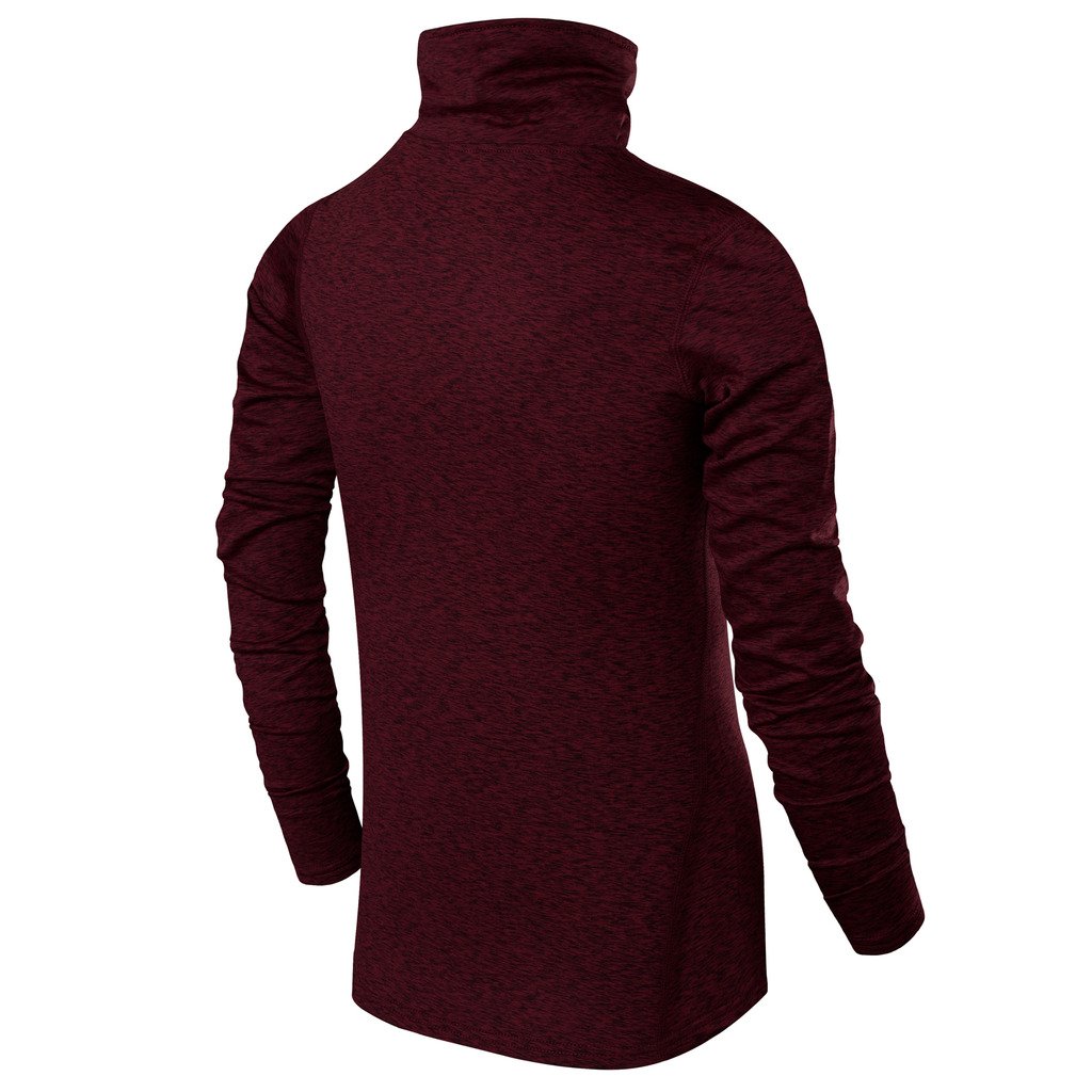 TCA Women's Funnel Neck Thermal Running Top - Winter Workout Shirt for Cold Weather Jogging & Outdoor Activities