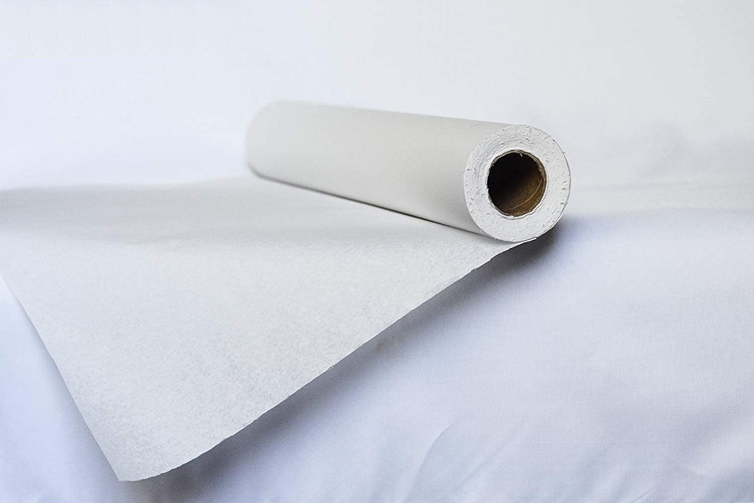Premium Disposable Medical Exam Table Paper - White Standard Crepe, 21