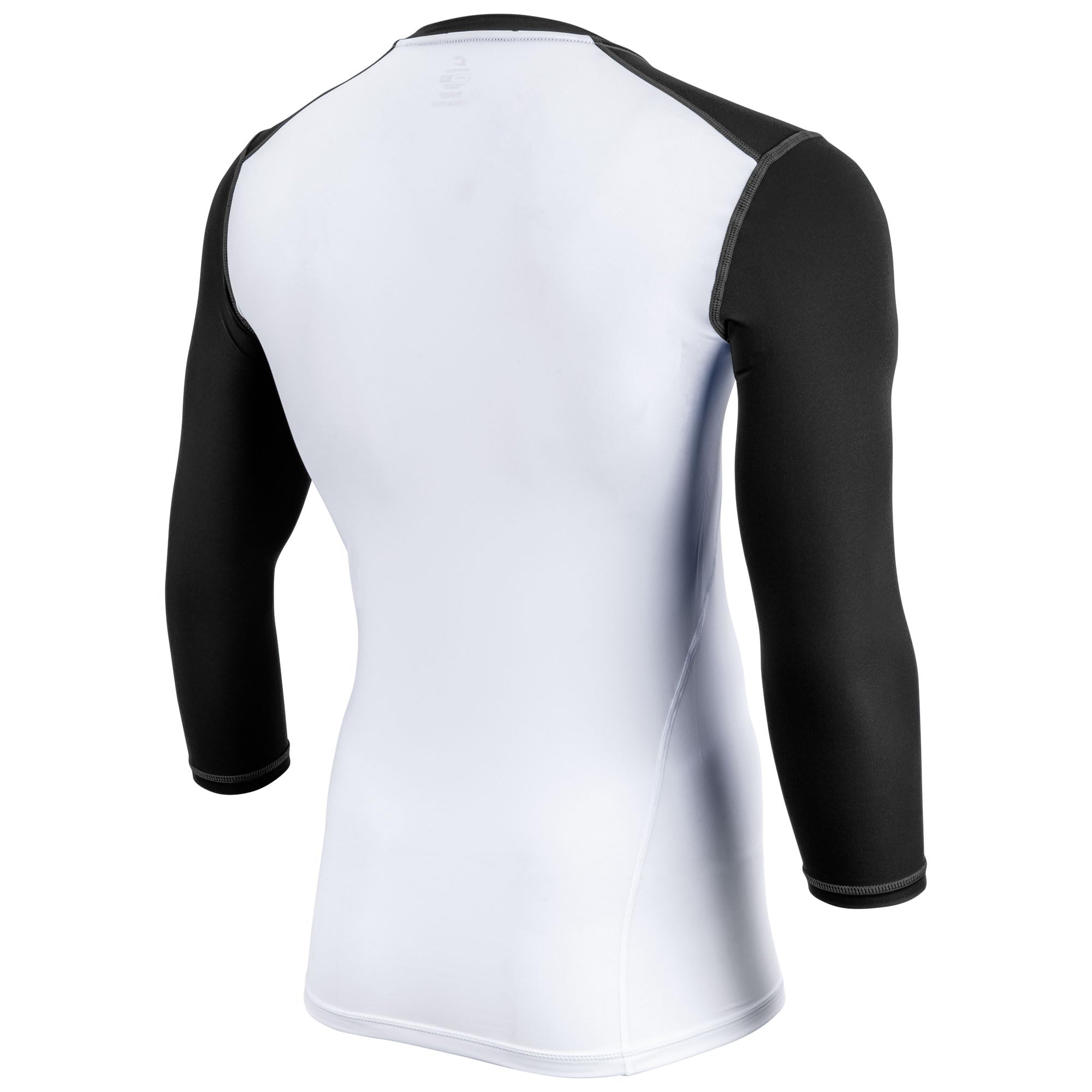 CHAMPRO Lightning Men's 3/4 Sleeve Compression Shirt - Moisture Wicking Baselayer for Football, Basketball & Baseball - Perfect for Training, Workouts & Sports Performance