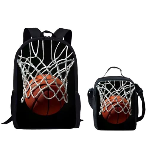 Basketball Going Through the Net