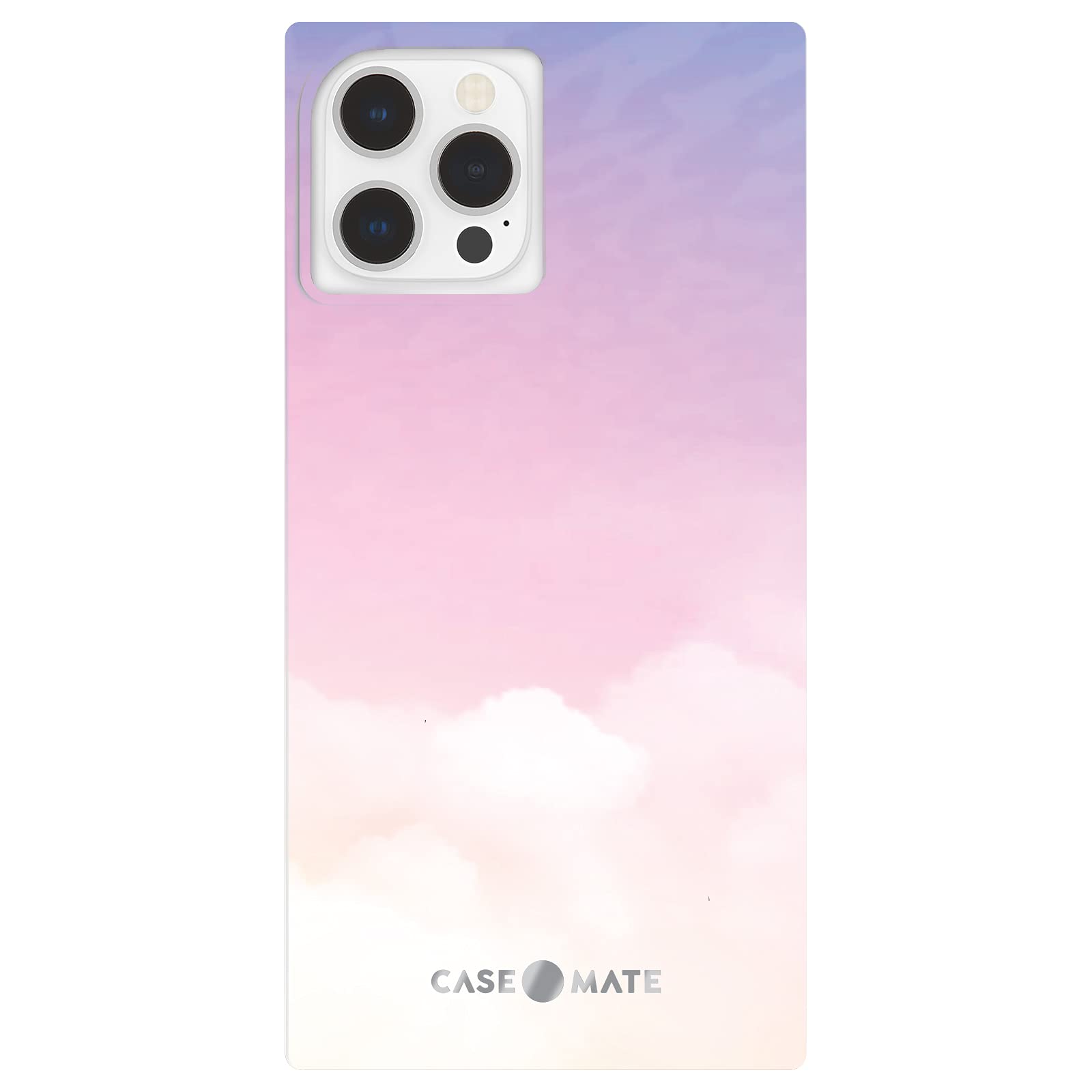Case-Mate BLOX Square iPhone 12 & 12 Pro Case - Slim Lightweight Protective Cover with 10ft Drop Protection - Clouds Design - Perfect for Everyday Use & Outdoor Activities