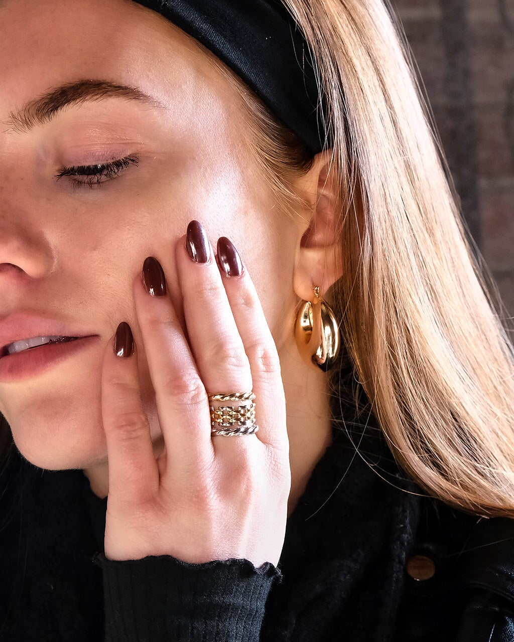 Ryder Tube Hoop Earrings for Women - 14K Gold Plated Minimalist Hollow Circle Earrings - Trendy Dainty Jewelry for Everyday Wear, Parties & Gifts