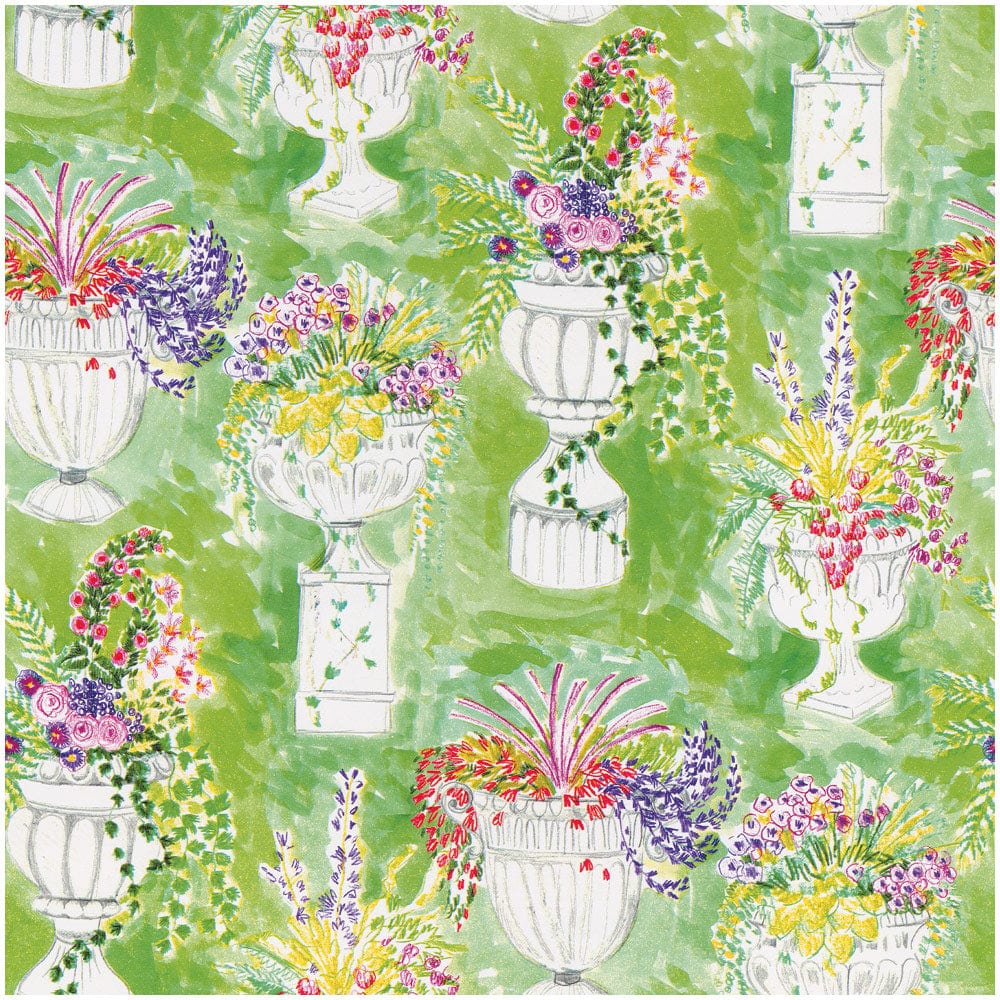 Luxembourg Garden Wrapping Paper - Floral Design Gift Wrap for Birthdays, Weddings & Special Occasions - Premium Quality Decorative Paper for DIY Crafts & Present Packaging