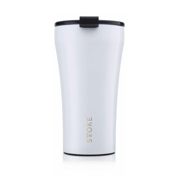 STTOKE Insulated Ceramic Travel Mug - Reusable Coffee Cup for Hot & Cold Drinks - Perfect for Commuting, Office, Camping & Outdoor Adventures