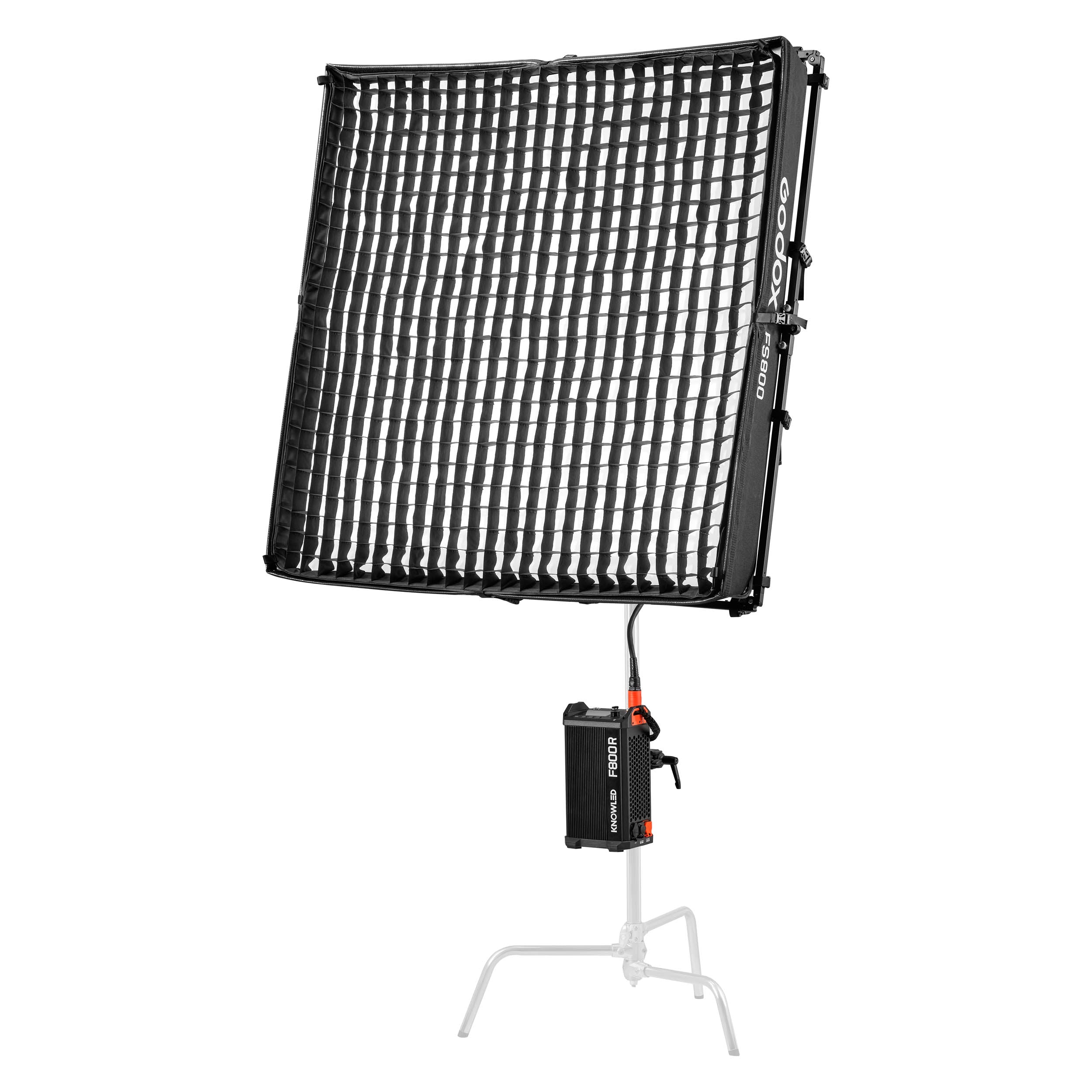 KNOWLED F800R K2 4x4ft IP54 Waterproof Flexible RGB LED Panel with Softbox Kit - Perfect for Studio Photography, Video Lighting, and Indoor/Outdoor Film Production