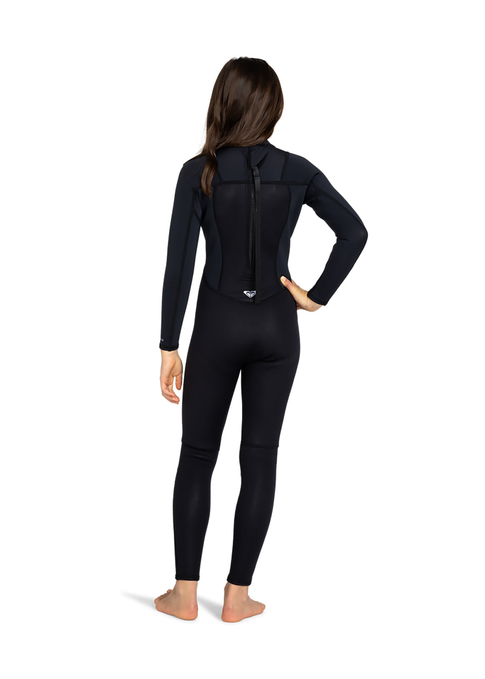 Roxy Girls Prologue 3/2mm Back Zip Full Wetsuit for Women - Warm & Flexible Surfing Suit for Cold Water Surfing, Diving & Water Sports