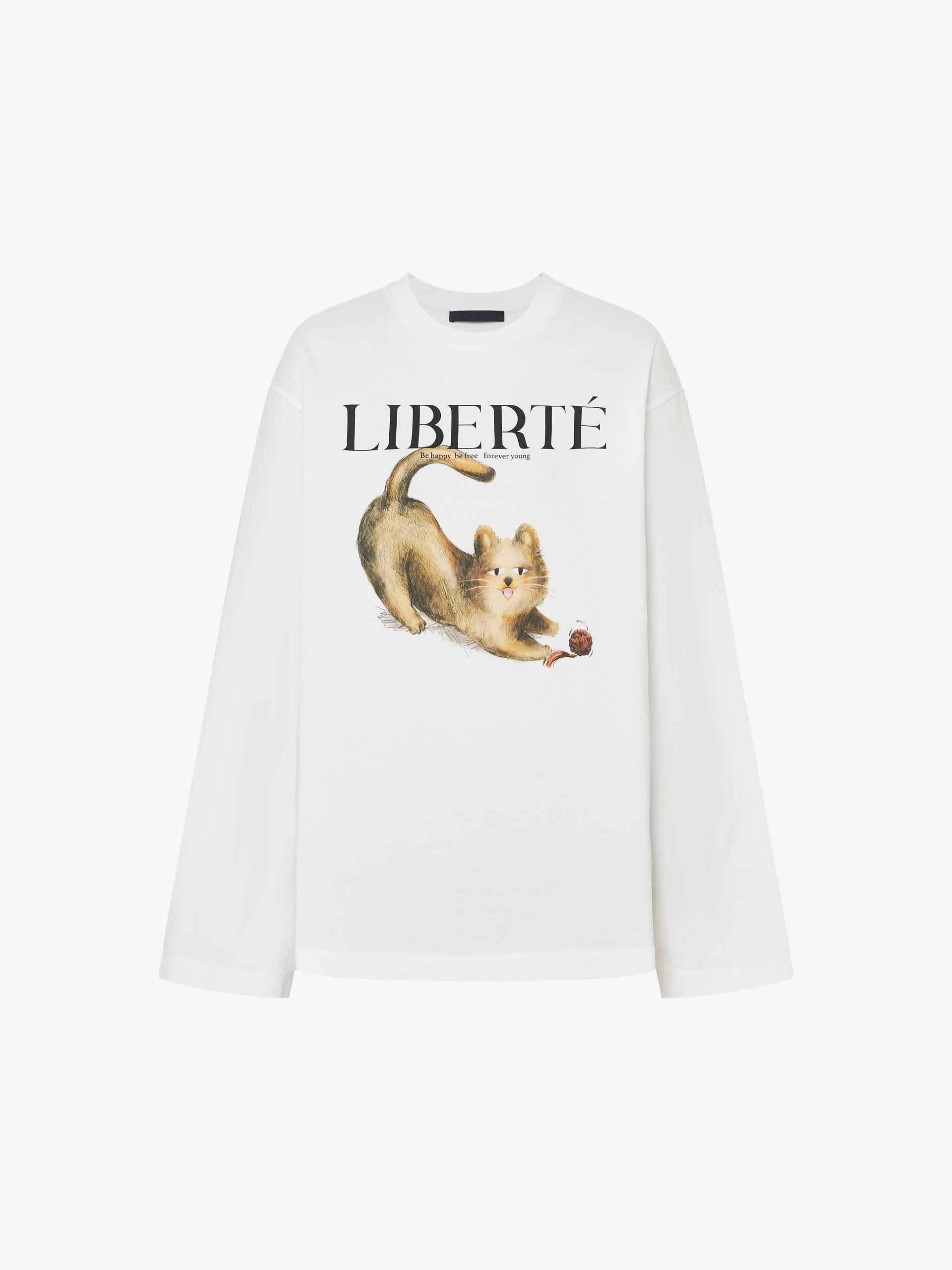 Stylish Loose Fit Cat Print T-Shirt for Women - Comfortable Casual Tee for Everyday Wear, Outings & Cat Lovers
