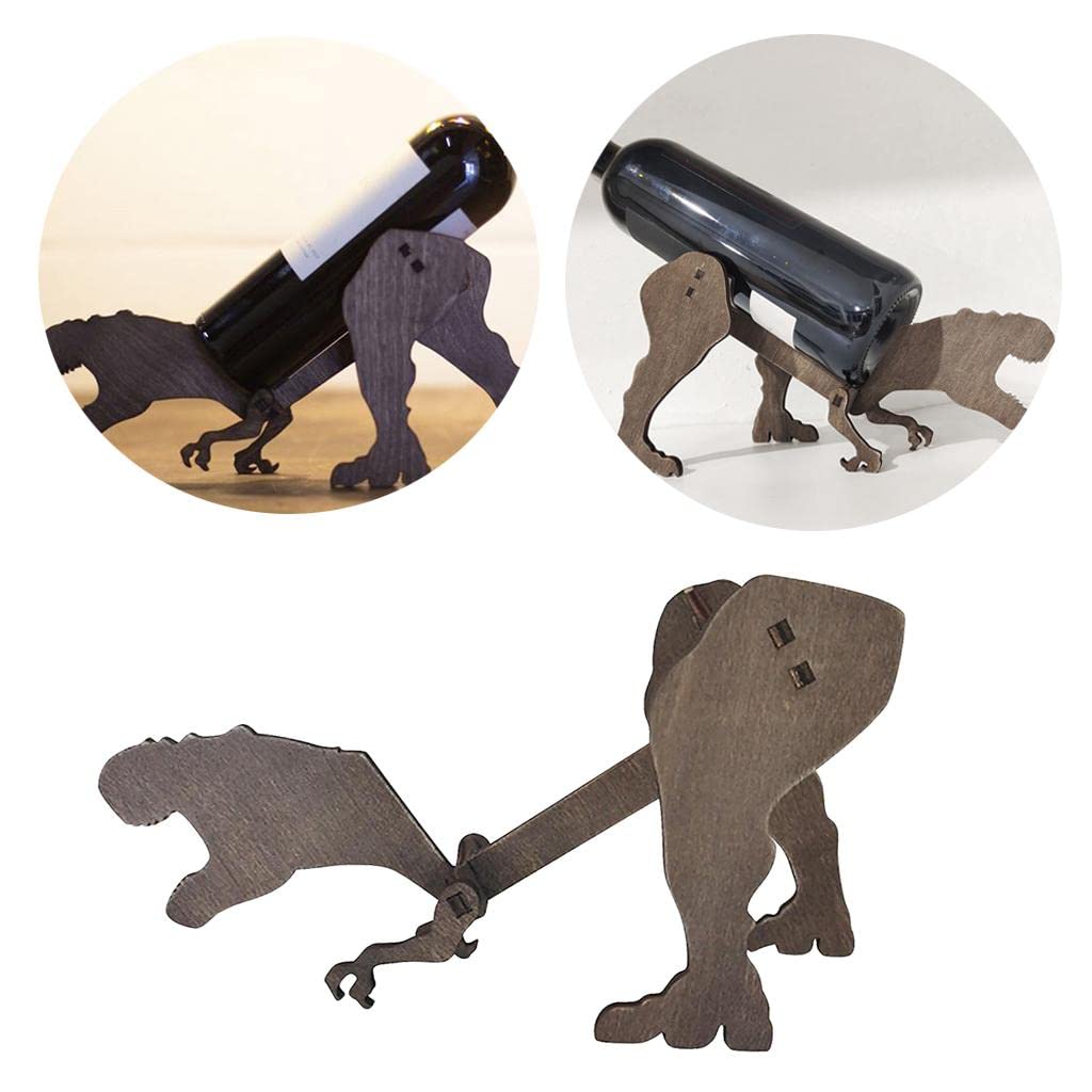 SM SunniMix Creative Wine Bottle Holder Stand - Funny Figurine Tabletop Wine Rack for Home Bar Decor & Wine Display Shelf | Perfect for Kitchen Counter, Dining Table, and Party Decorations