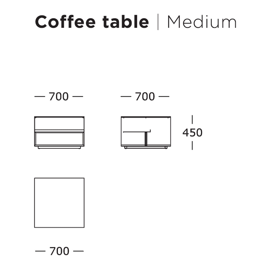 Modern Glass Top Coffee Table - Minimalist Living Room Furniture for Small Spaces | Perfect for Apartments, Condos & Home Decor