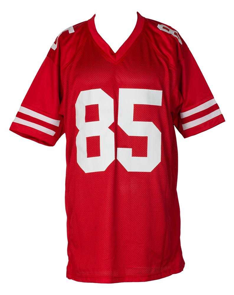 Authentic George Kittle San Francisco 49ers Signed Red Football Jersey - Limited Edition Collectible for NFL Fans, Sports Memorabilia Enthusiasts - Perfect for Display, Gifting, and Game Day Decor