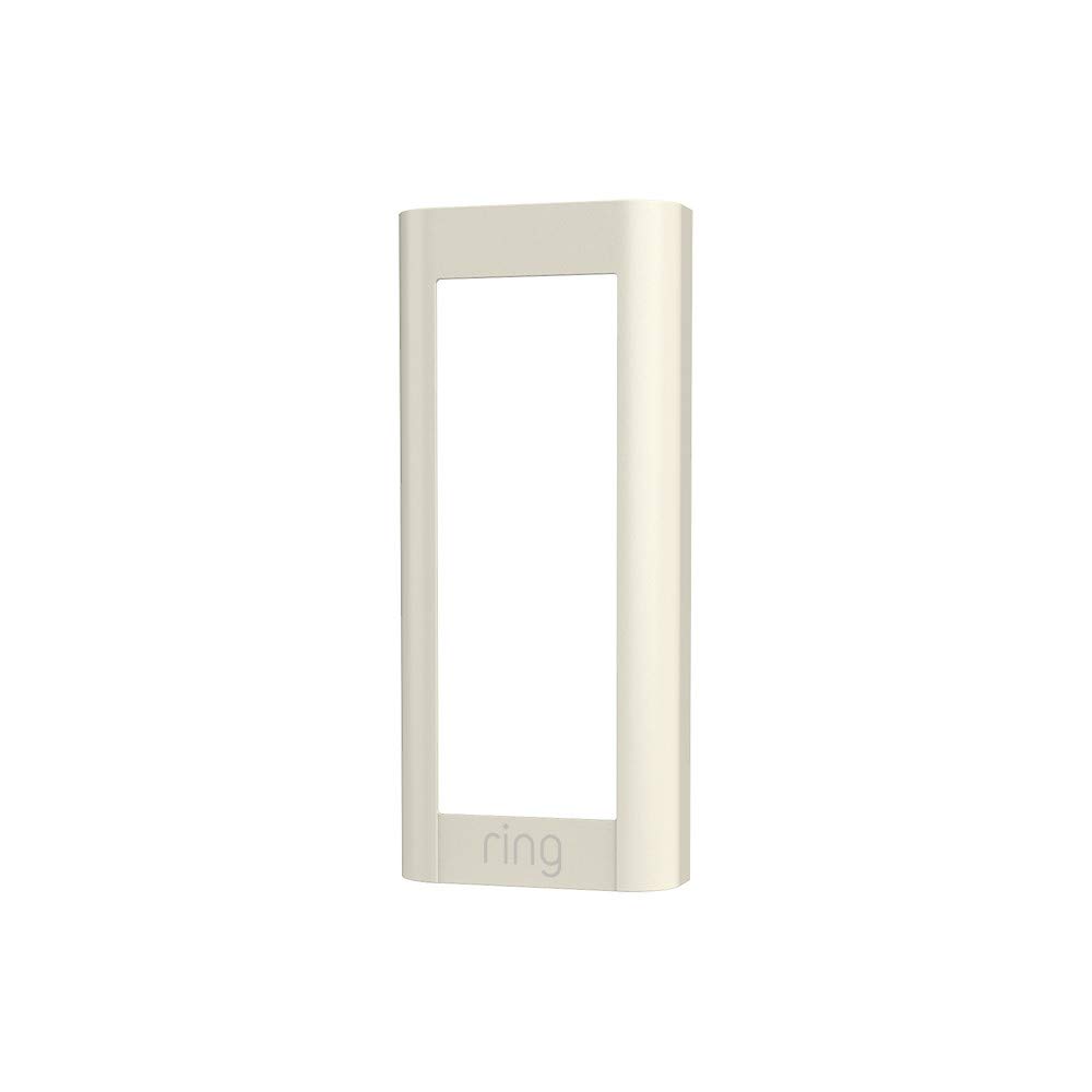 Ring Wired Doorbell Pro (Video Doorbell Pro 2) Faceplate - Pearl White Replacement Cover | Compatible with Smart Home Security Systems | Perfect for Front Door Protection & Home Automation