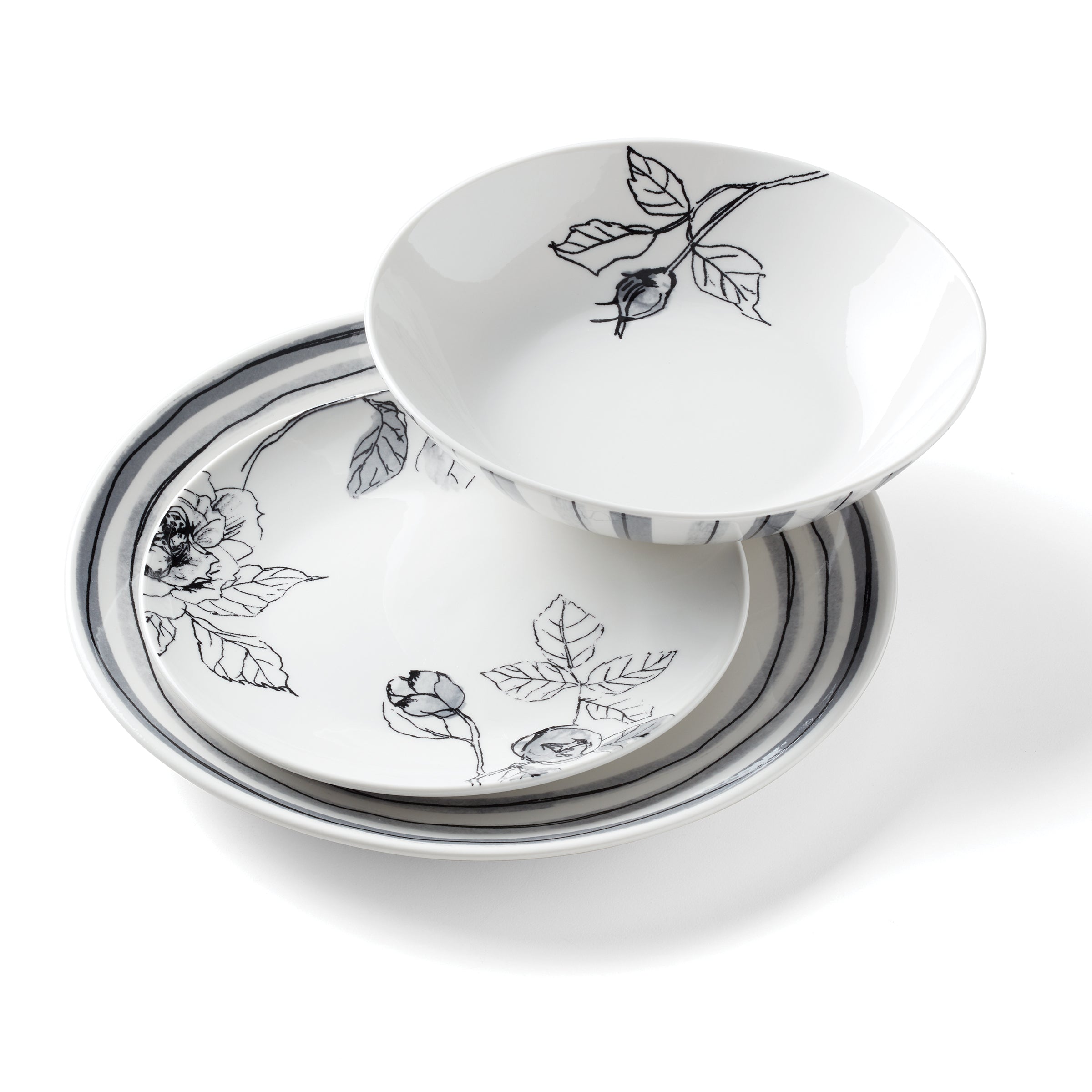 Premium 12-Piece Dinnerware Set - Porcelain Plates, Bowls & Mugs - Elegant Tableware for Everyday Meals & Dinner Parties - Perfect for Home, Restaurants & Gifting