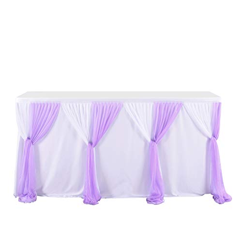 Purple and White