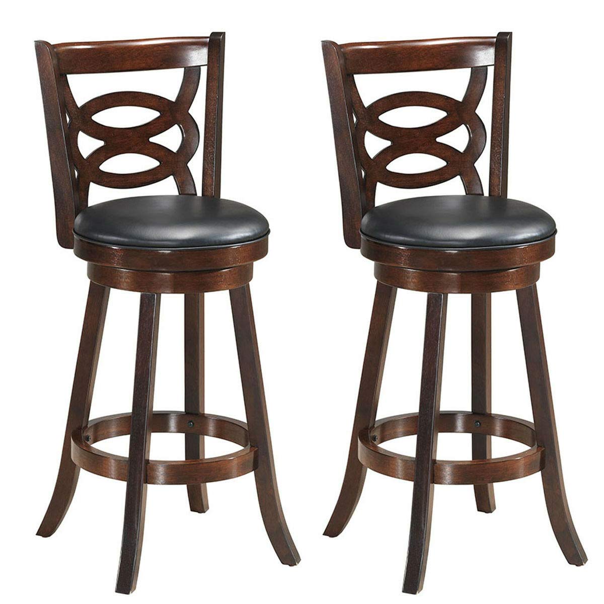 COSTWAY Bar Stools Set of 2 - 29