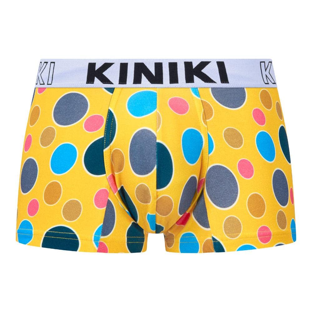 Kiniki Men's Cotton Printed Hipster Underwear - Soft Breathable Underwear for Men - Comfortable Daily Wear & Lounge Underwear for Home, Gym & Travel