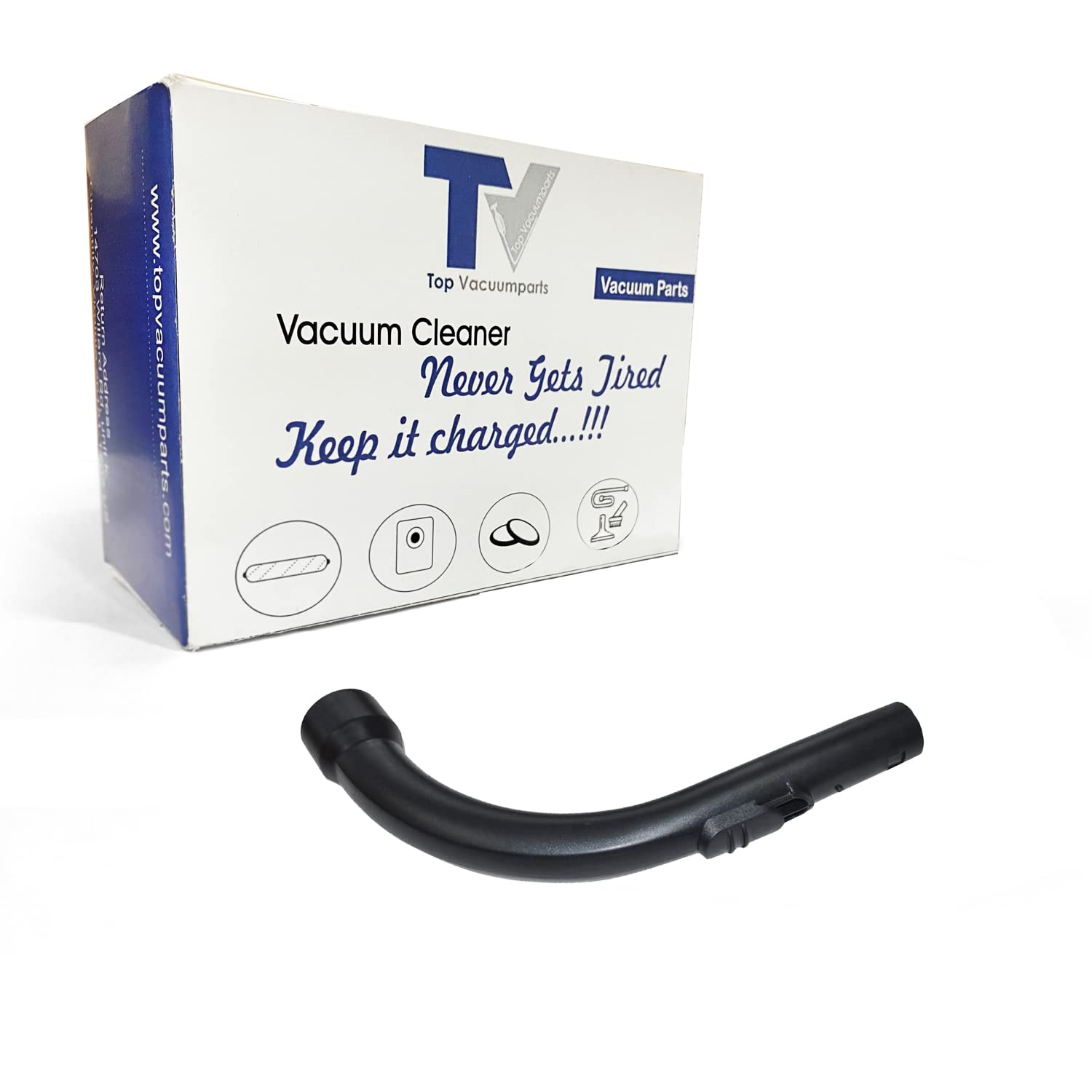 Miele Vacuum Hose Wand - Compatible with C2, C3, S8 Models for Carpet & Floor Cleaning