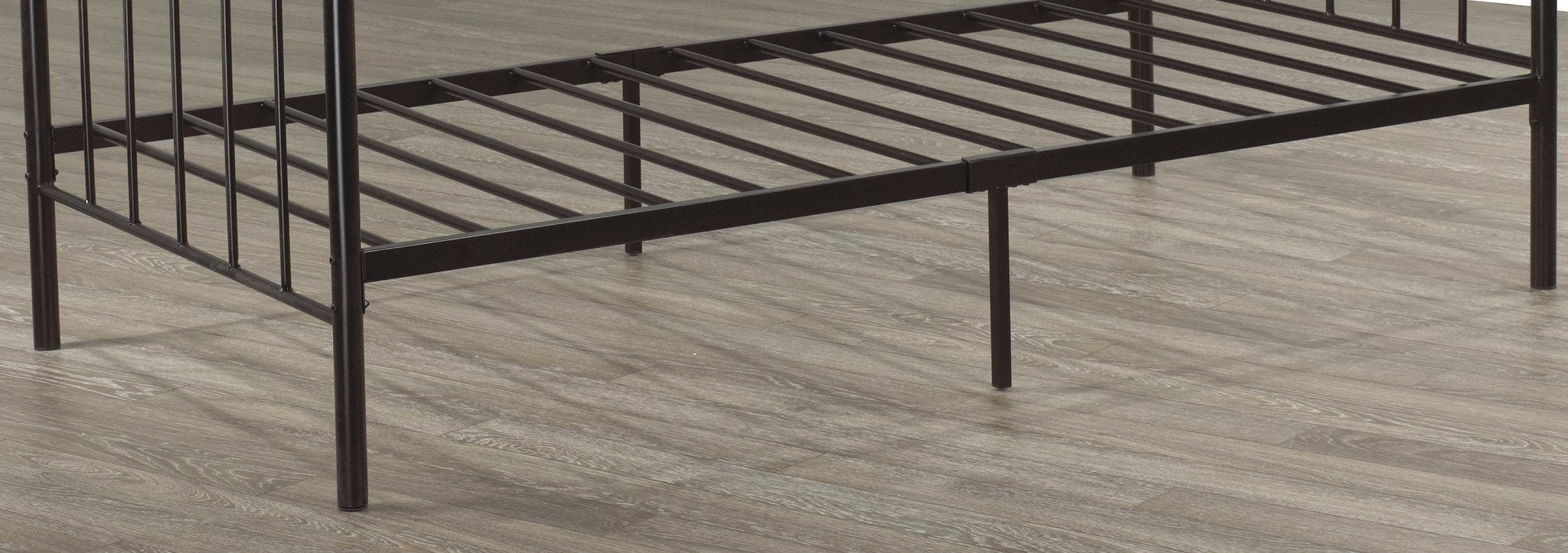 Modern Black Metal Platform Bed Frame - Queen Size, Sturdy Steel Slat Support, Noise-Free Design for Bedroom, Guest Room, Dormitory