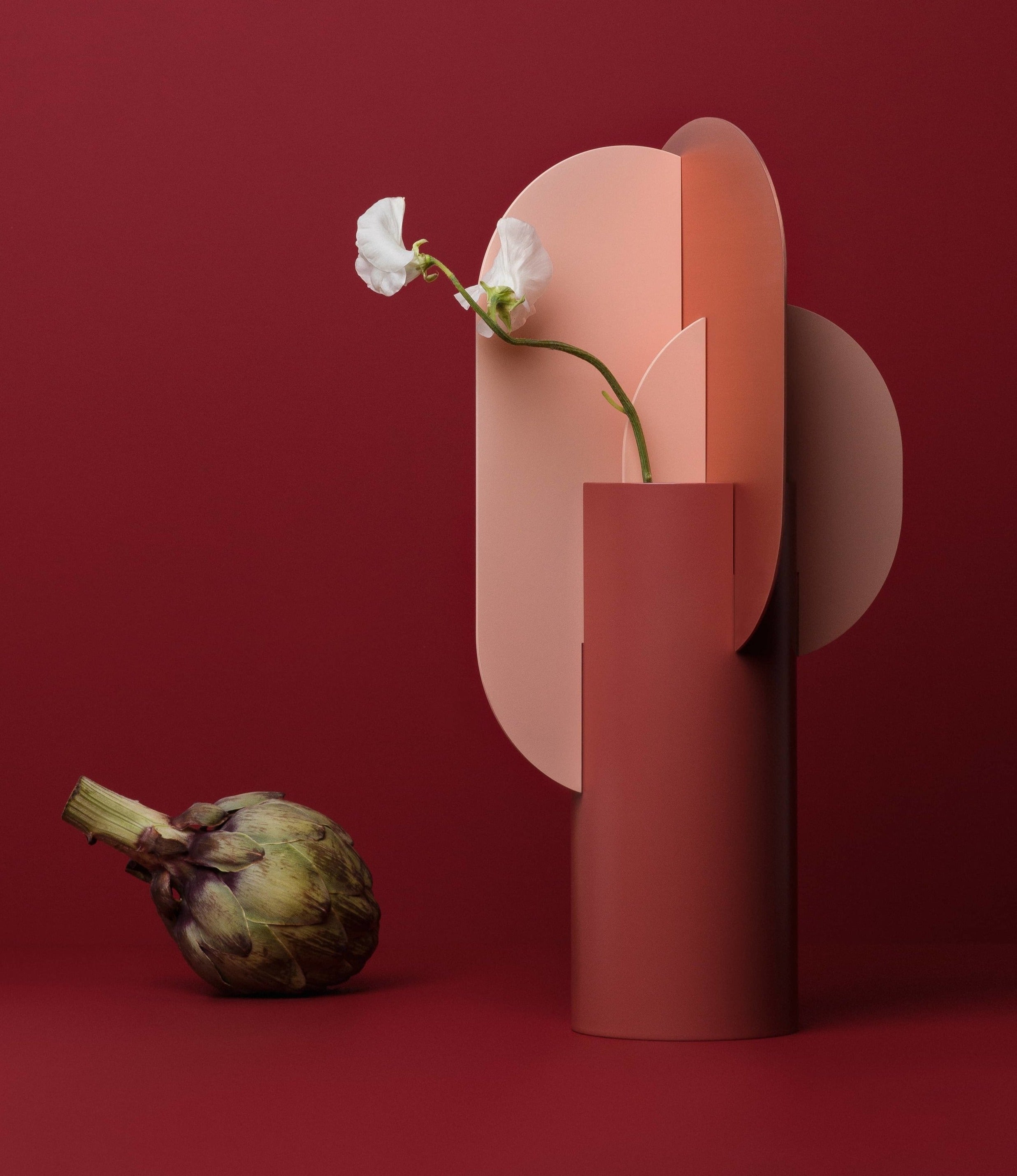 Noom Ekster Vase CS7 - Modern Ceramic Home Decor for Living Room, Bedroom & Office | Perfect for Flowers, Centerpieces & Interior Design