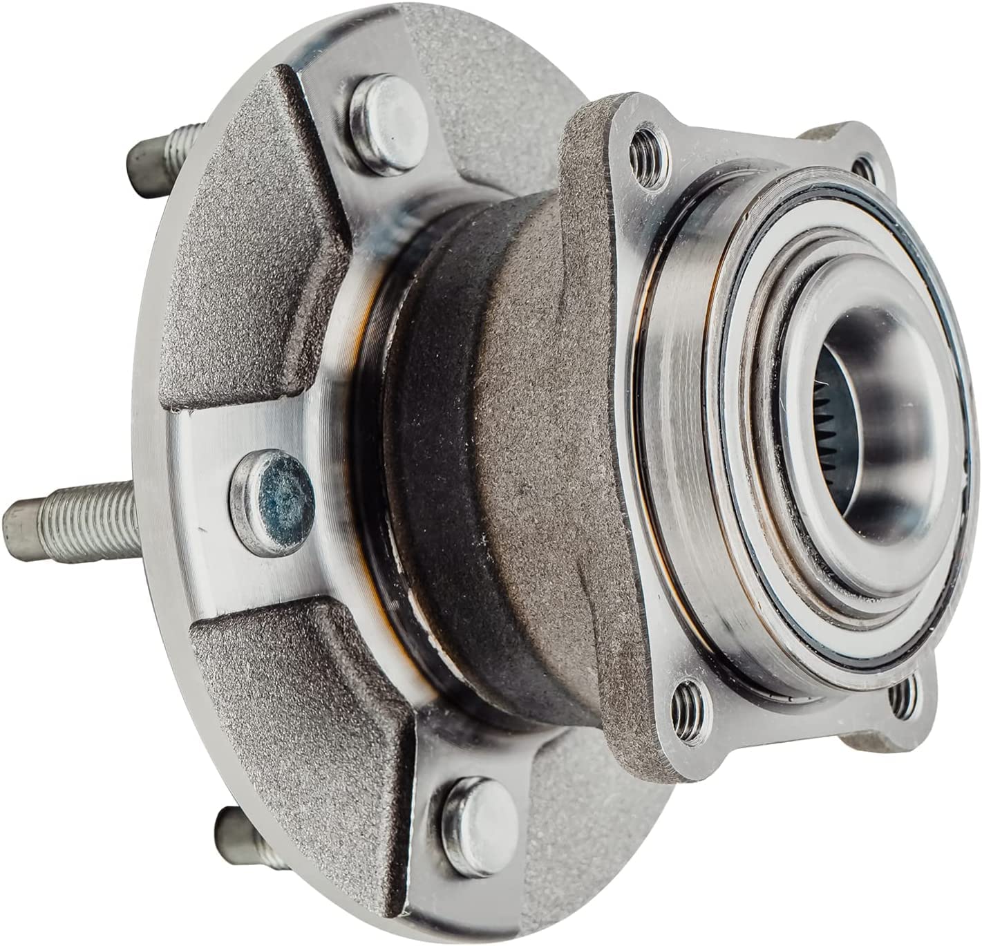 Detroit Axle - 4pc Wheel Bearing Hubs Kit for Saturn Vue, Chevrolet Equinox, Pontiac Torrent - Front & Rear Replacement (Non-ABS) - Perfect for DIY Car Repairs & Maintenance