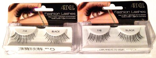 Ardell Fashion Natural Lashes Strip Lash - Black #116 (Pack of 5) | Cruelty-Free False Eyelashes for Everyday Wear & Special Occasions
